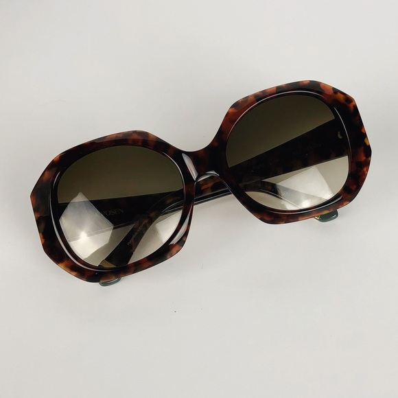 ZAC POSEN INGRID BROWN SUNGLASSES - Picture 5 of 8